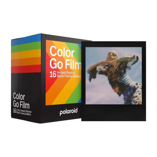 POLAROID GO FARGEFILM DOBBELPAKKE 16 STK BILDER, SVART RAMME POLAROID GO FARGEFILM DOBBELPAKKE 16 STK BILDER, SVART RAMME