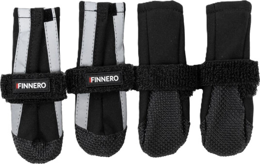 Finnero Halla Softshell Hundsko XL 4-Pack for hunder Finnero Halla Softshell Hundsko XL 4-Pack for hunder