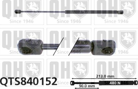 QUINTON HAZELL QTS840152 Baklukedemper