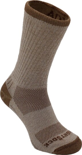 Wrightsock Adventure Crew Anti Blister System Khaki/Marl 42 46