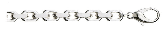 Anker kjede i 925 sølv 6,2 mm - 50 cm