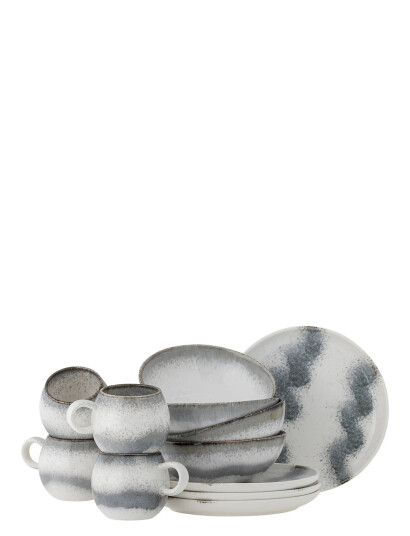 Bloomingville Paula Breakfast Set - Grey - ONE SIZE