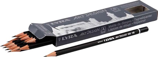 Blyant Creativ Company Art Design 6,9 mm Hardhet HB Kjerne 18 mm 12 stk/1 Pk