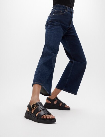 FitFlop Gen Ff Leather Fisherman Sandals Black 41
