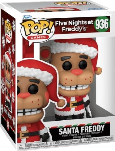 Funko Pop! Vinyl FNAF Holiday Santa Freddy figur