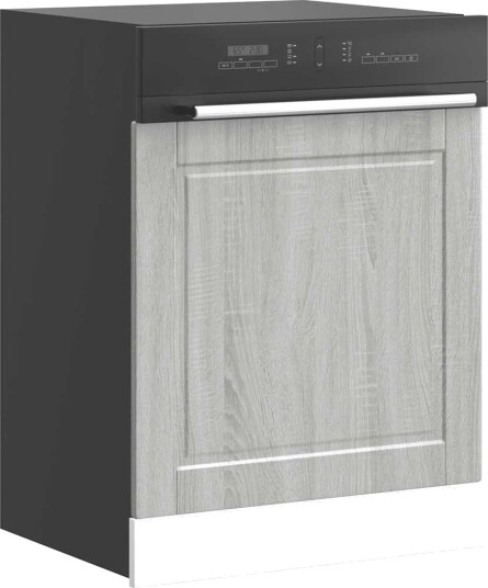  Oppvaskmaskin panel Porto grå sonoma 60x1,5x67cm konstruert tre 8721158424891
