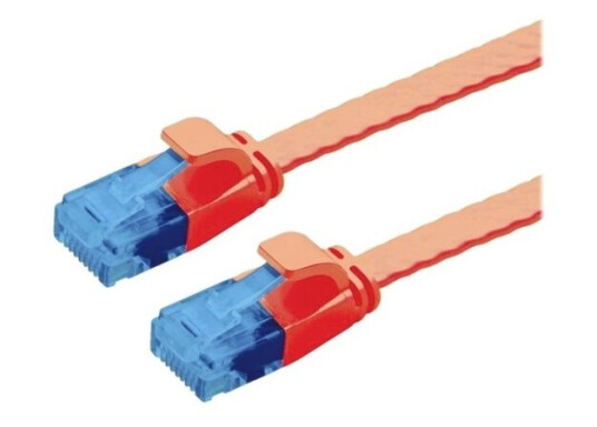 Value Value Patchkabel Utp Cat.6A (Class Ea) Extra Plat Rood 2 M