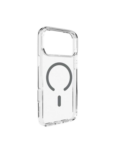 Puro Mobildeksel MagSafe Kompatibelt for iPhone 17 Pro Max Gjennomsiktig med Grå Ring Puro Mobildeksel MagSafe Kompatibelt for iPhone 17 Pro Max Gjennomsiktig med Grå Ring