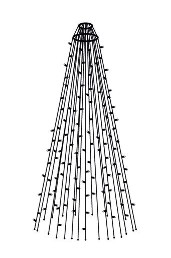 Sirius Tech-Line flaggstangslyslenke | 1518 varmhvite lys | 10,35m. Sirius Tech-Line flaggstangslyslenke | 1518 varmhvite lys | 10,35m.
