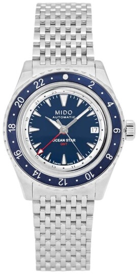 Mido Herreklokke M026.829.18.041.00 Ocean Star Blå/Tekstil Ø40.5 mm