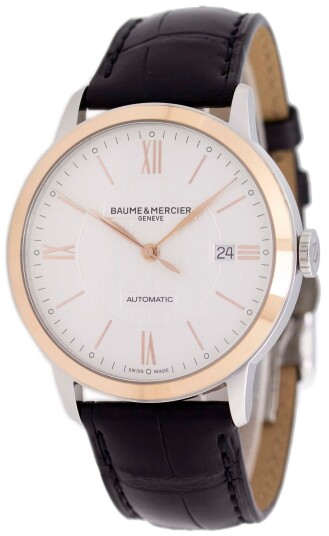 Baume & Mercier Herreklokke M0A10216 Classima Sølvfarget/Lær Baume & Mercier Herreklokke M0A10216 Classima Sølvfarget/Lær