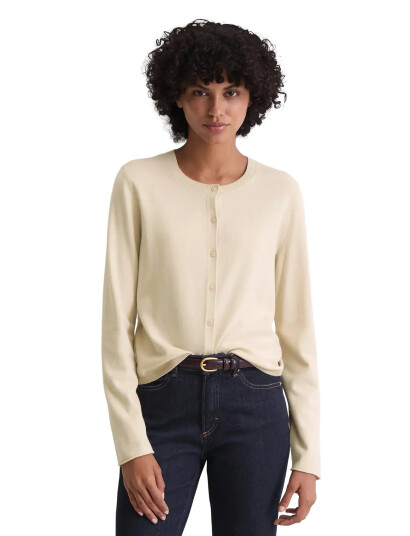 Marc O"Polo Cardigans Long Sleeve - Cream - XS Marc O"Polo Cardigans Long Sleeve - Cream - XS