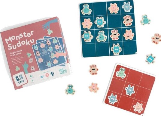 BS Toys Monster Sudoku Spill 6+ År