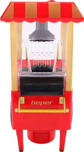 Beper BT651 Retro Popcornmaskin (1200W) Rød Beper BT651 Retro Popcornmaskin (1200W) Rød