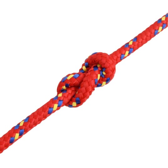  Båttau rød 10 mm 25 m polypropylen