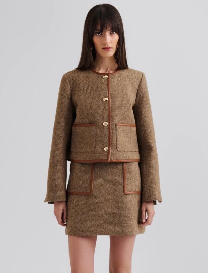 Malina Ninette Dressed Wool Jacket Beige 38 Malina Ninette Dressed Wool Jacket Beige 38