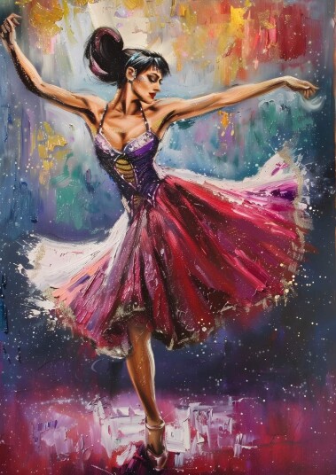 Namly Design Plakat Ballerina i Bevegelse POSTERYIKYQJ Namly Design Plakat Ballerina i Bevegelse POSTERYIKYQJ