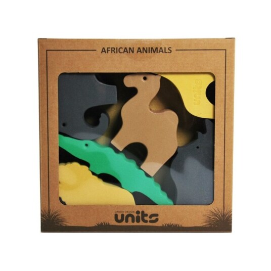 Units 6 små afrikanske dyr i en eske 325 Units 6 små afrikanske dyr i en eske 325