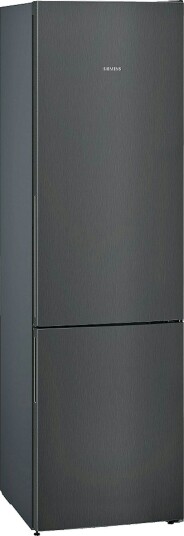 Siemens iQ500 Kombiskap med Flaskestativ og Oppbevaringsskuffer - Svart Inox
