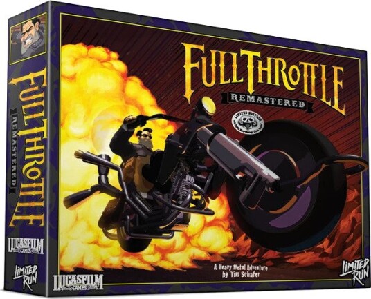 Full Throttle Remastered Collectors Edition Limited Run Import PC-spill