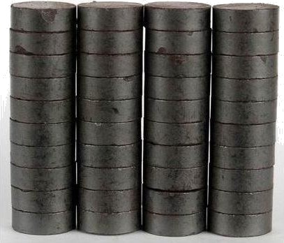 Fandy Magneter 15 Mm Svarte 40 Stk