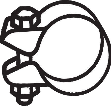 Skjøt, eksosrør BOSAL 250-348