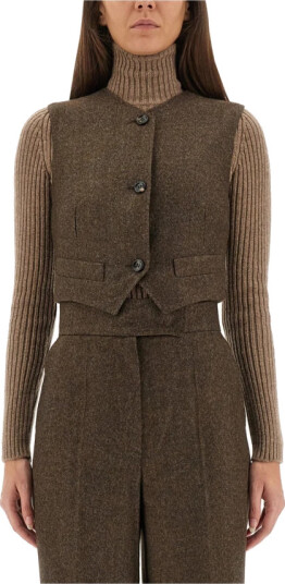 Max Mara Dame Jakker Brun M, Max Mara Dame Jakker Brun M,