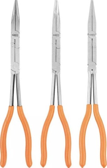NEO Tangsats 3 Deler CrV-Stål, 33 cm
