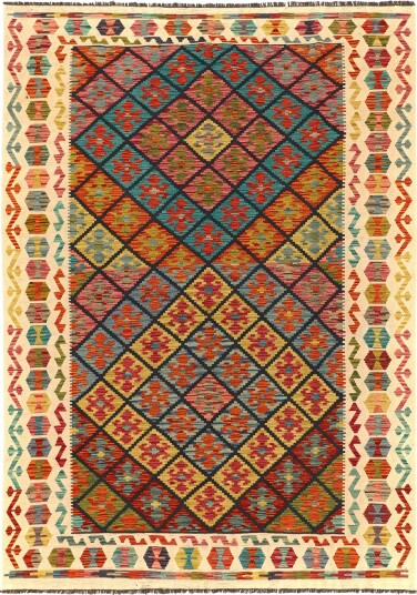 Orientalsk kelimteppe 257 x 184 cm Størrelse: 257 x 184 cm