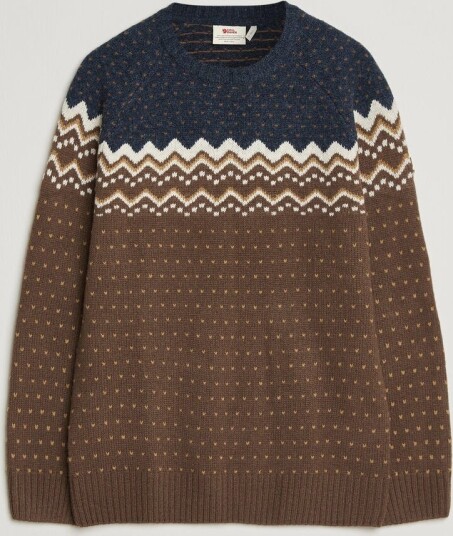 Fjellreven Övik Knit Wool Sweater Dark Oak