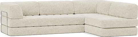 CozyPad L formet sovesofa med armlener B 6002748