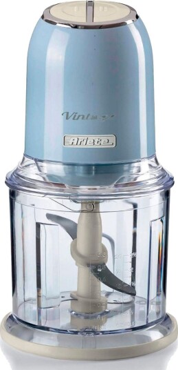 Ariete 0438 Vintage minihakker 400W (600ml) Blå Ariete 0438 Vintage minihakker 400W (600ml) Blå
