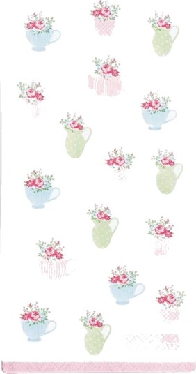 Annalise white buffet servietter