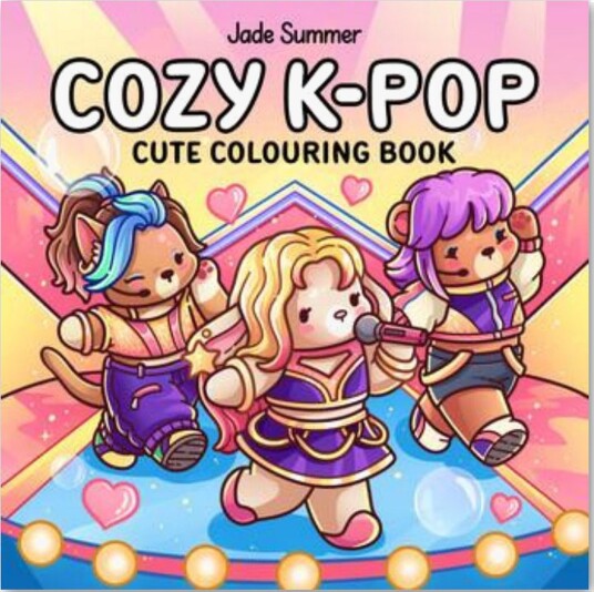Cozy K-POP Fargeleggingsbok Cozy K-POP Fargeleggingsbok