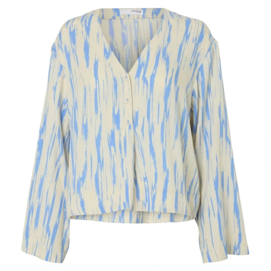 Selected Femme Dame Bluser & Skjorter Beige S,