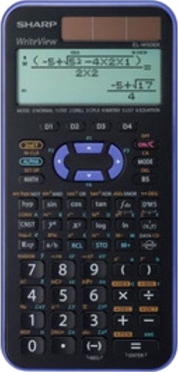 Sharp EL-W506TBSL Desktop Vitenskaplig 2 Linjer Solar Sort