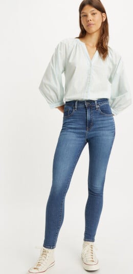Levi"s® 721 High Rise Skinny Blue Wave - Blue - 24 x 30