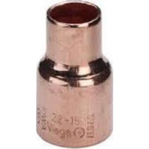 Viega Reduksjonsstykke 18x15 mm Kobber til Hydraulikk