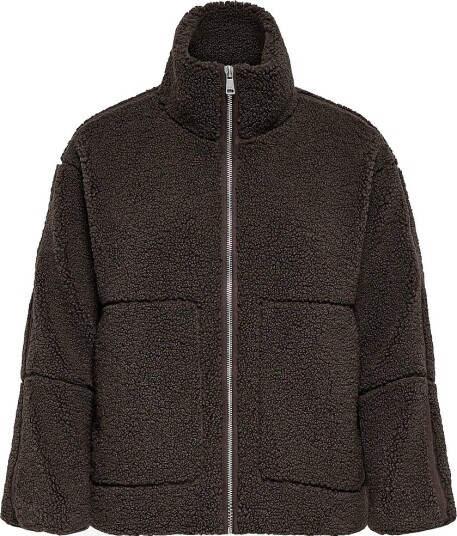 Only Carmakoma Teddyjakke Caraspen Teddy Jacket Brun