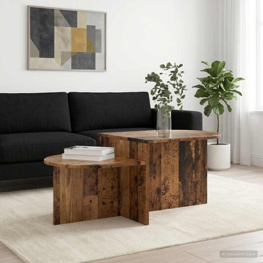 Kaffebord Gammelt tre 100 x 50 x 40 cm Konstruert tre
