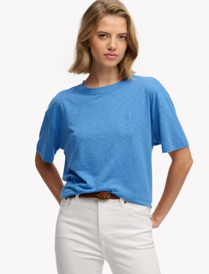 Superdry Studios Crew Tee Blue 8