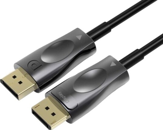 Premiumcord Optical Displayport 1.4 Tilkoblingskabel M/M Gullbelagt Kontakt. 15M Kport6 15