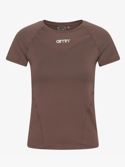 Aim'n Soft Basic Short Sleeve Brun M Aim'n Soft Basic Short Sleeve Brun M