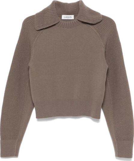 Lanvin Dame Strikkevarer Beige L,