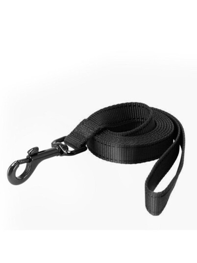 Dogman Iris Nylon Hundebnd Svart Xs 10Mmx180Cm