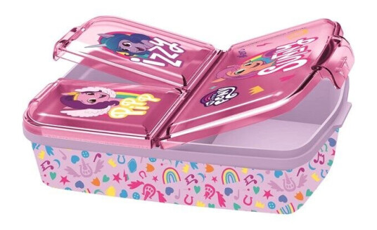 Euromic MY LITTLE PONY multi comp. sandwich box 18 x13 cm Euromic MY LITTLE PONY multi comp. sandwich box 18 x13 cm