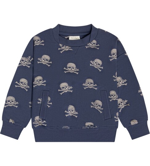 Minymo Sweatshirt Ls Aop Navy 98