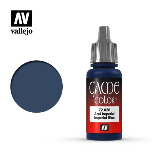 Vallejo Game Color Imperial Blue 17ml Modellbygging - Spesialmal for Fantasyfigurer