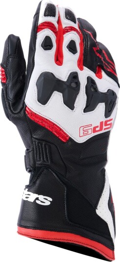MC-Hansker Alpinestars SP-9 Svart /Hvit /Klar Rød S