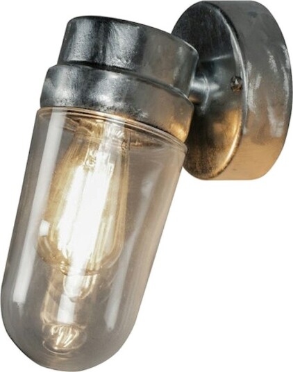Konstsmide Vega vegglampe E27 galvanisert Konstsmide Vega vegglampe E27 galvanisert